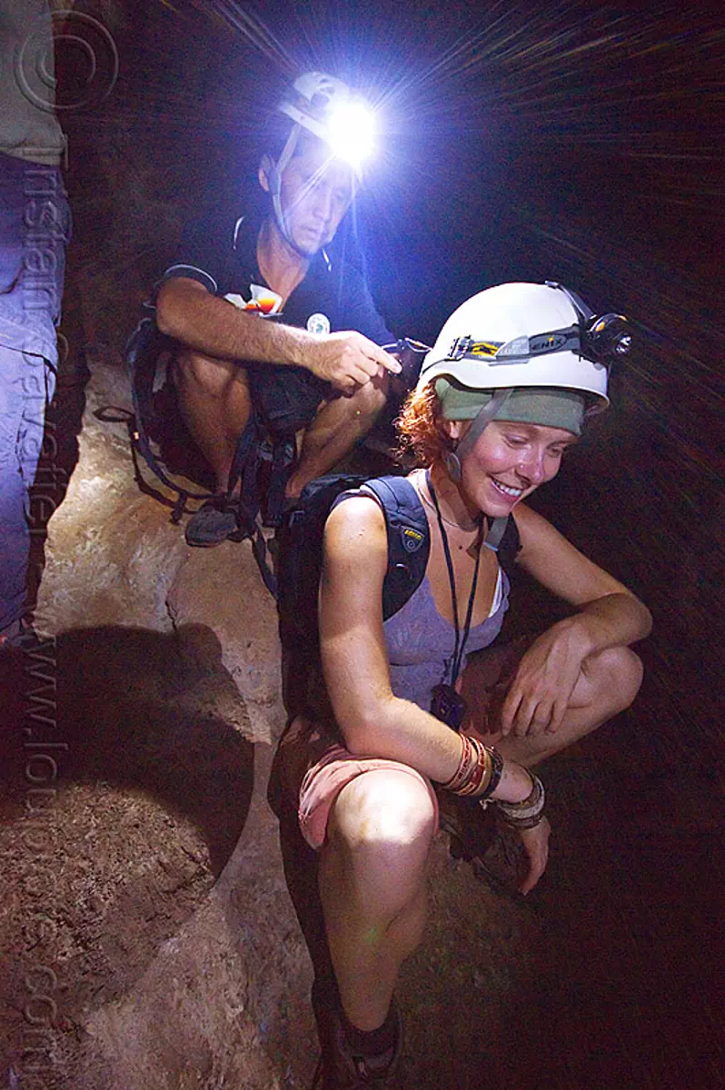 caving in mulu - racer cave (borneo), borneo, cavers, caving, guide, gunung mulu national park, headlamp, headlight, helmel, helmets, malaysia, natural cave, racer cave, spelunkers, spelunking