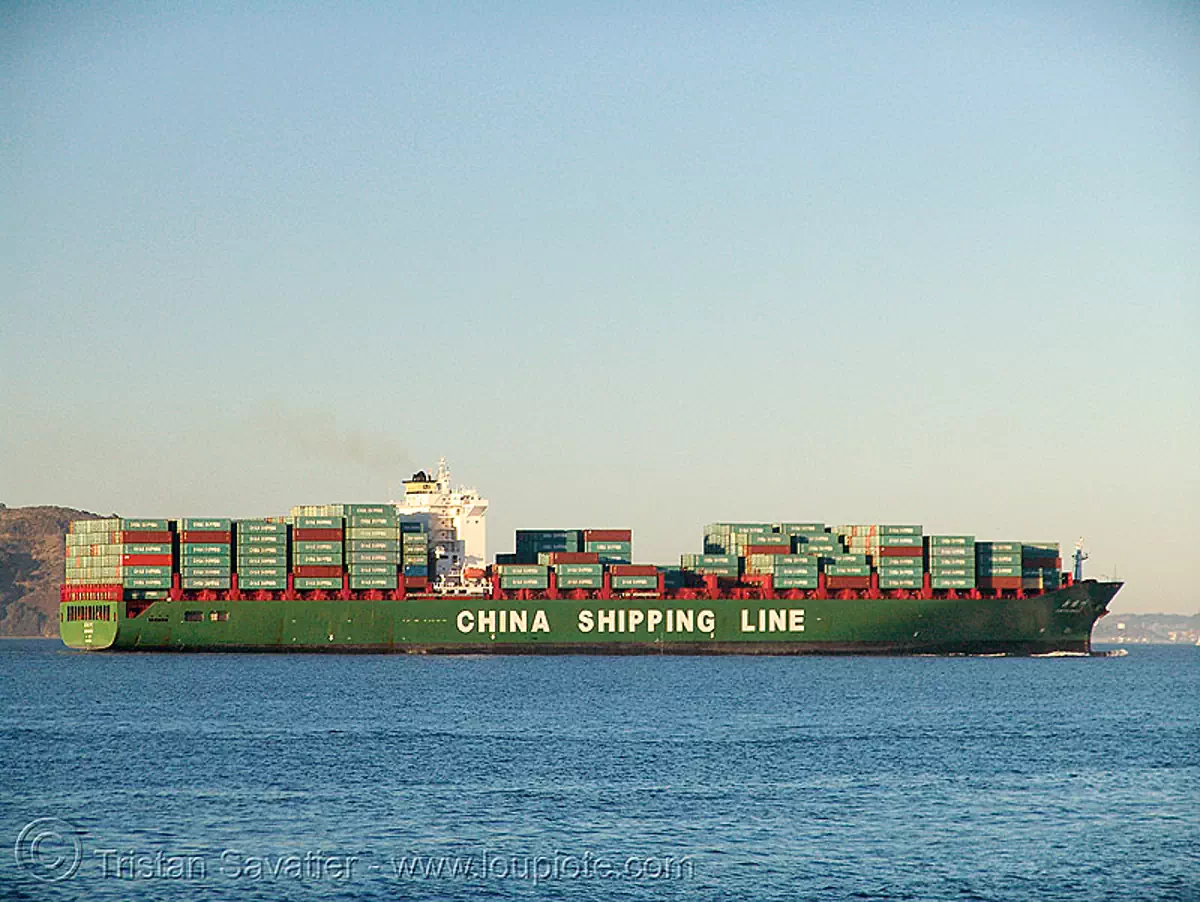 container ship, china shipping line
