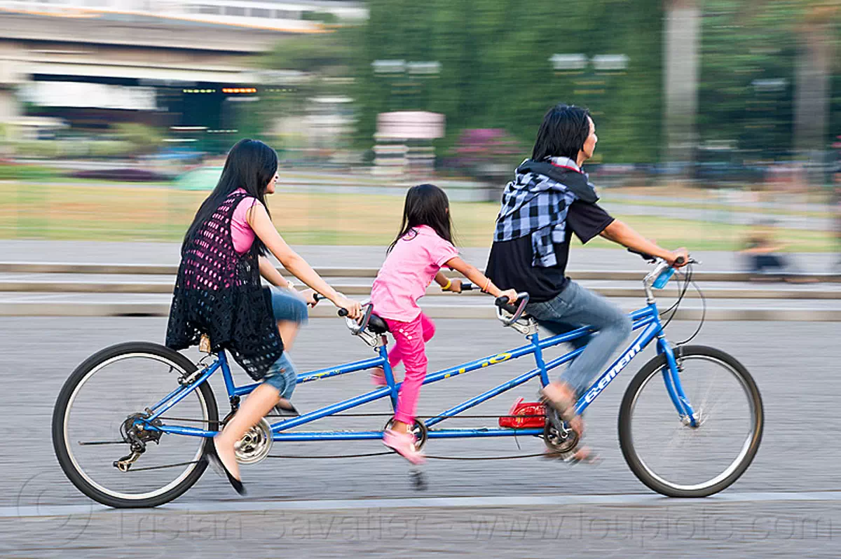 triple tandem bike