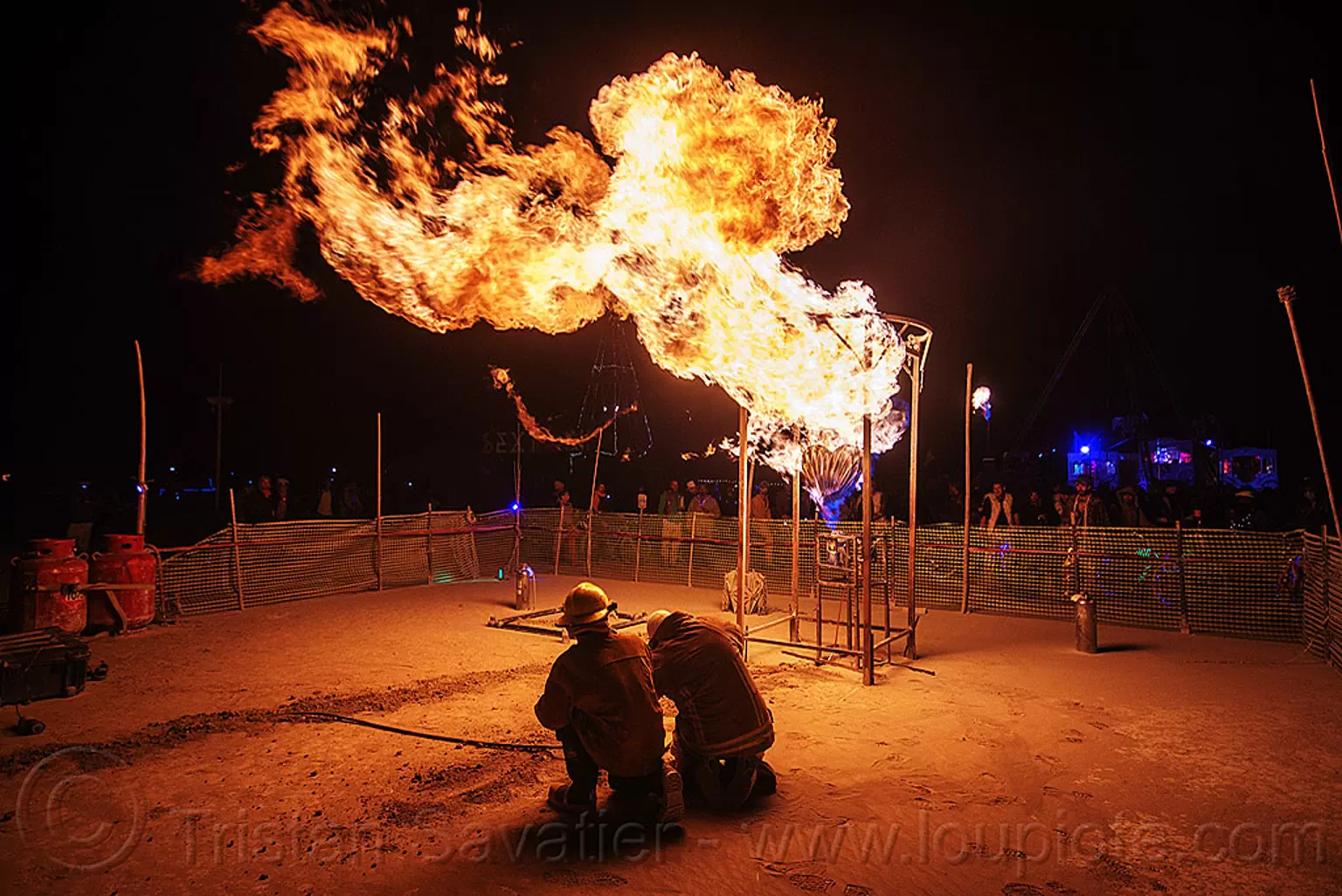 flaming heart - brightheart - burning man 2015, art installation, brightheart, burning man, fire, night, sculpture