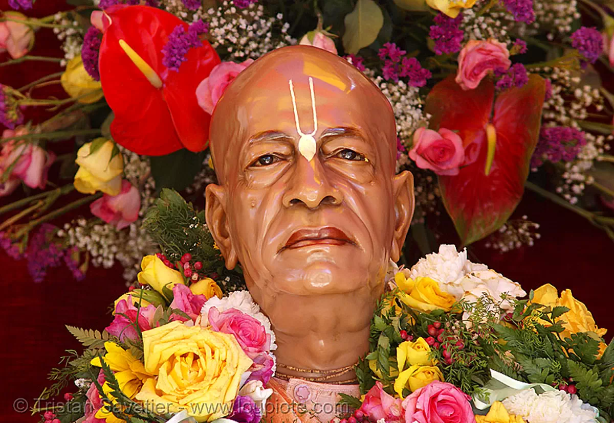 founder of the international society for krishna consciousness (ISKCON), hare krishna