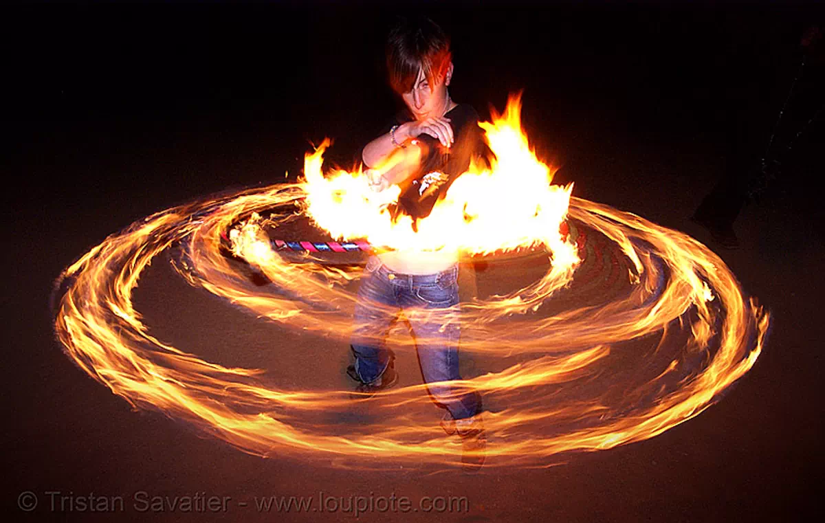 fire hula hoop