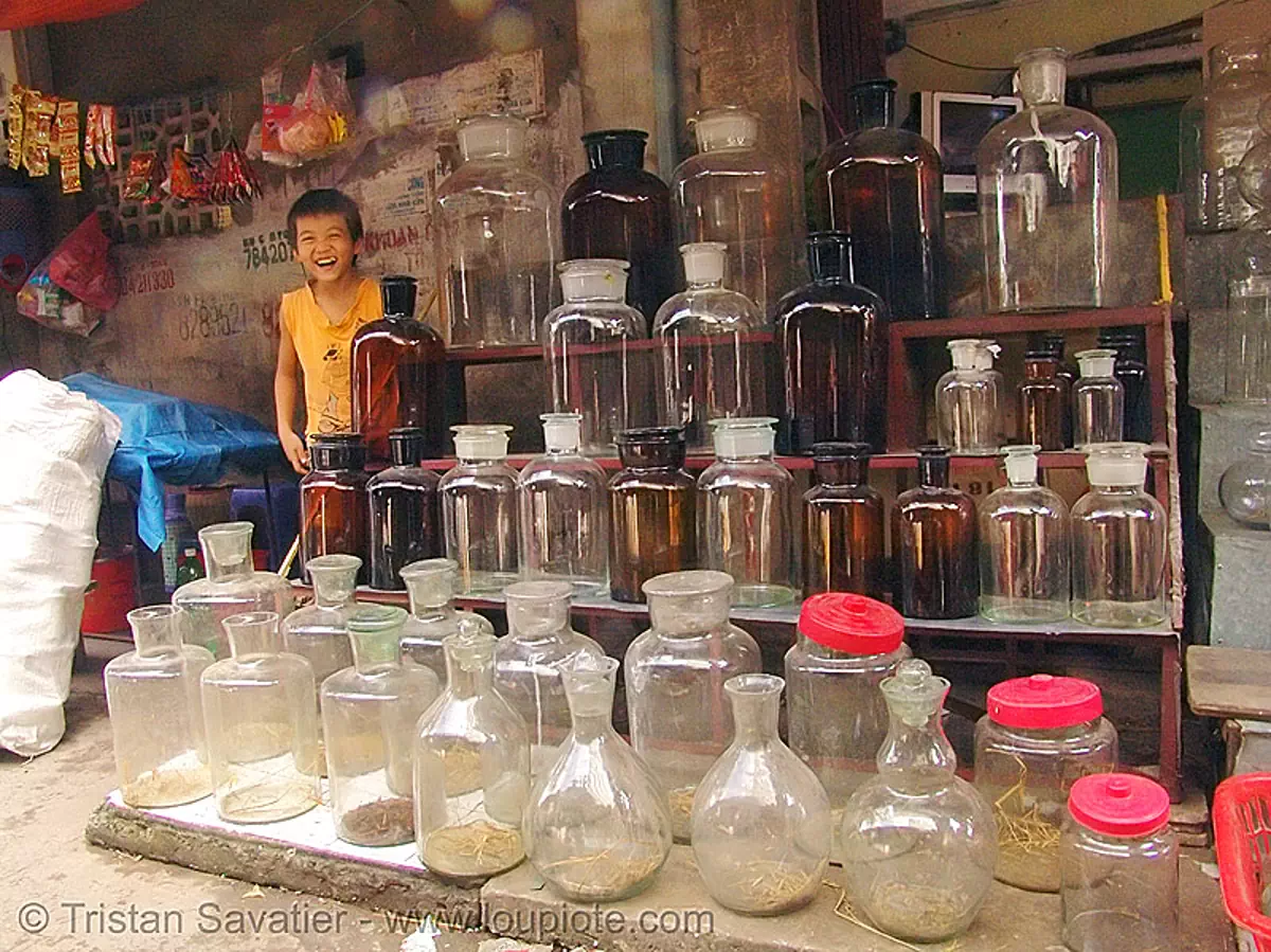 glass jars shop (hanoi), boy, child, glass jars, hanoi, kid, shop, store, street market, street seller, vietnam