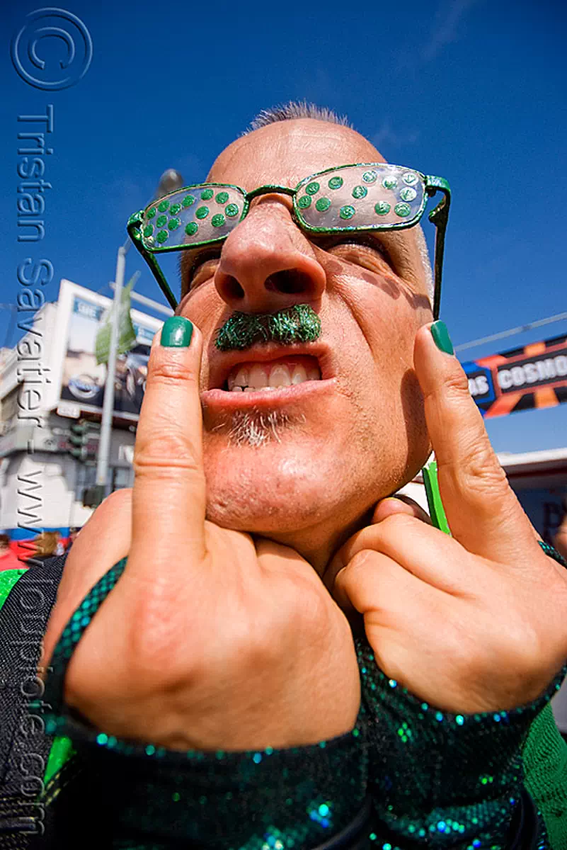 green man, up your alley fair, san francisco