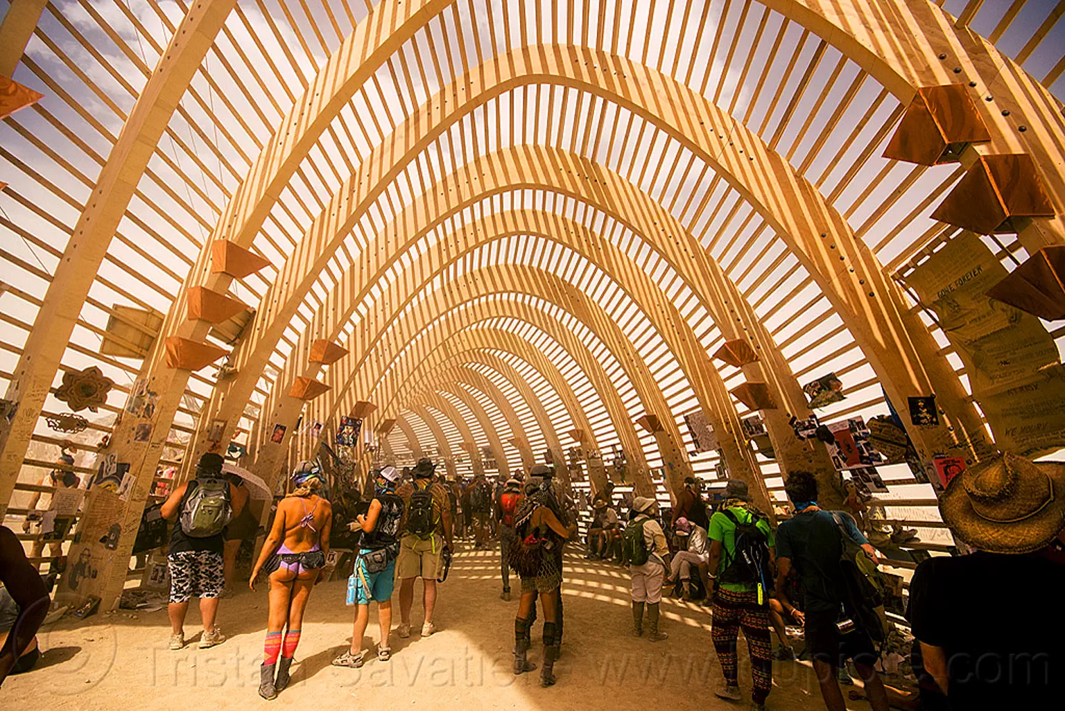 inside the temple of promise, burning man 2015