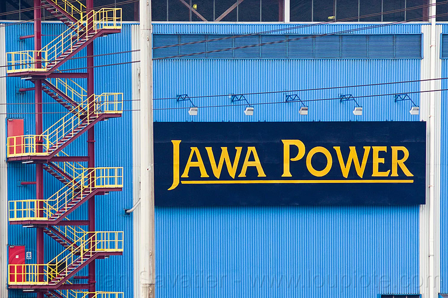 jawa power powerplant (java), coal fired, electricity, energy, factory, indonesia, paiton complex, power generation, power station, sign, stairs
