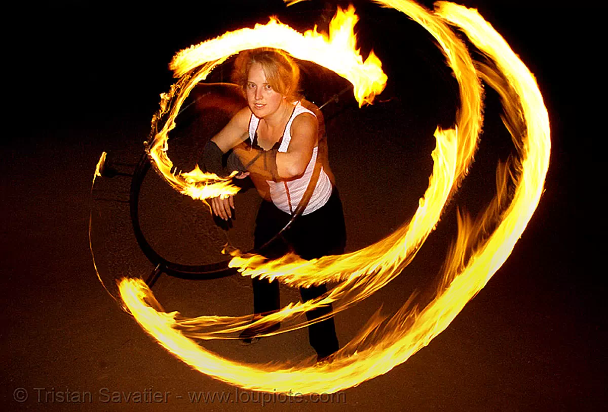fire hula hoop