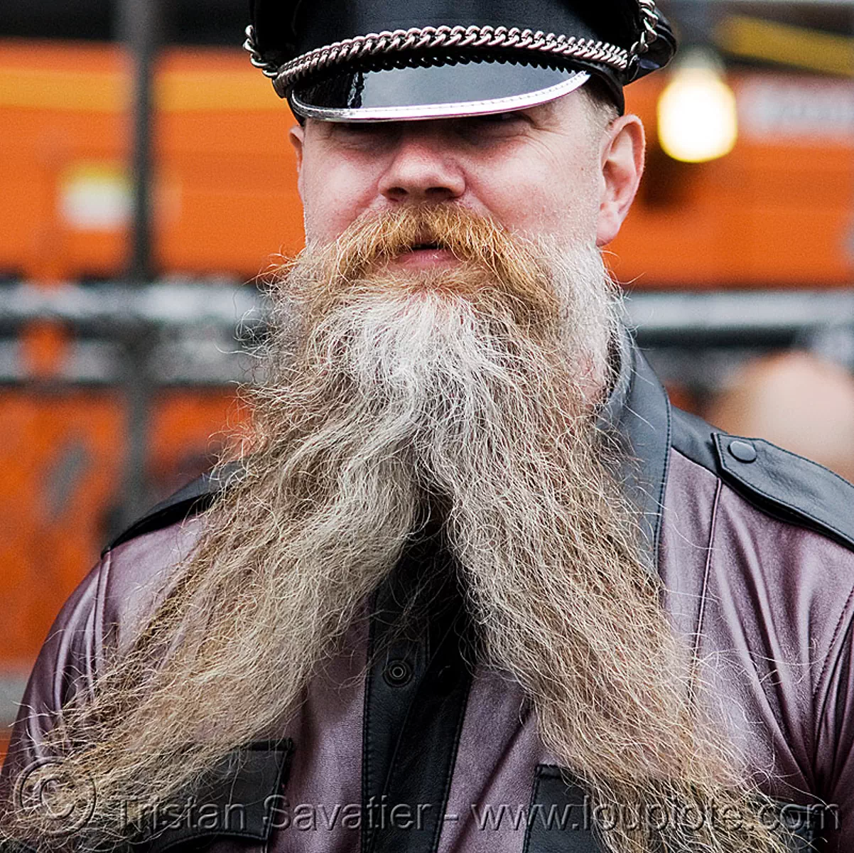 man with forked beard, up your alley fair, san francisco