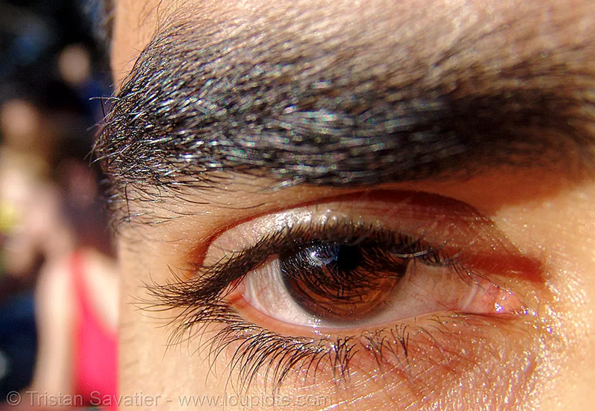 man with thick eyebrow, brown, close up, dark, eye color, eyelashes, iris, michel, thick eyebrow