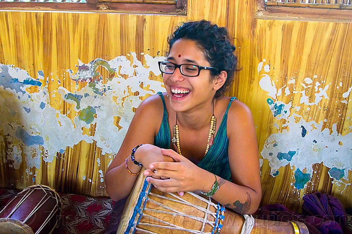 maryam with djembe drum