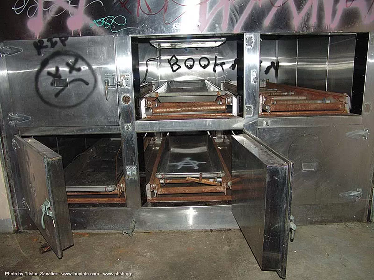 freezer, abandoned hospital, presidio, san francisco