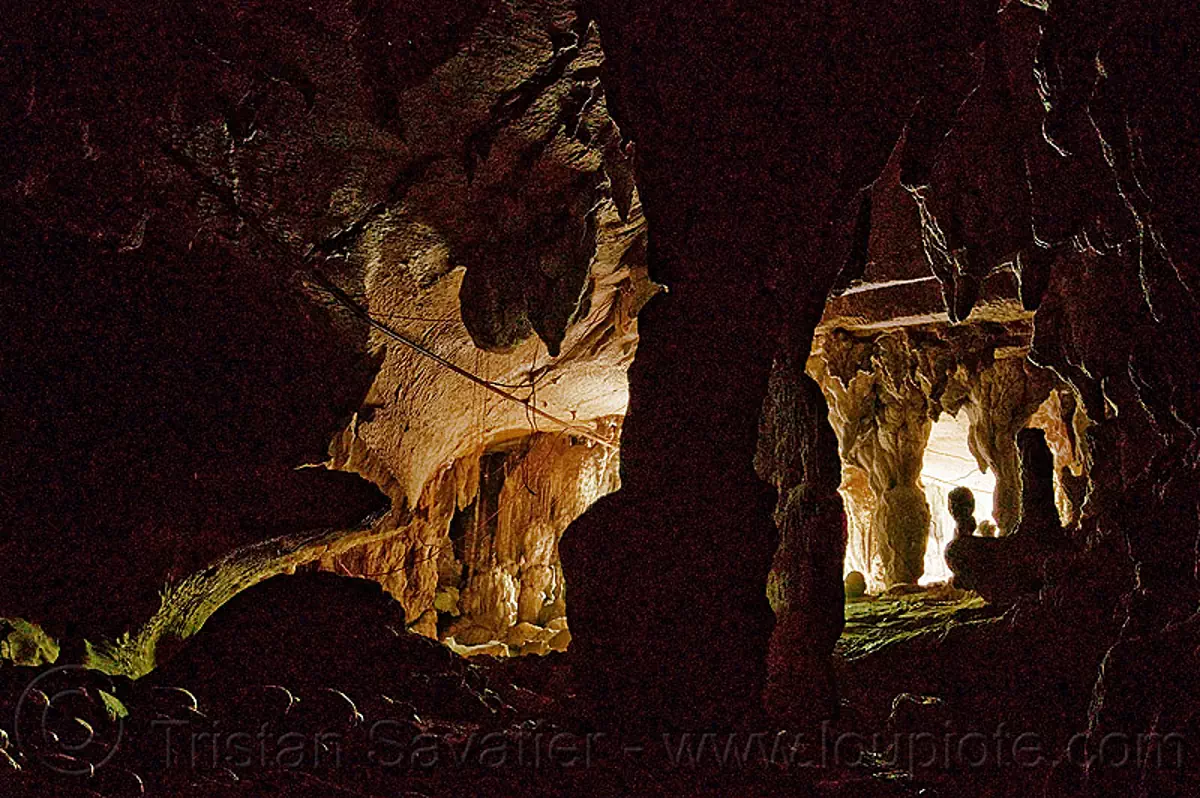 natural cave - gunung mulu national park (borneo), backlight, borneo, cave formation, caving, clearwater cave system, columns, concretions, gunung mulu national park, malaysia, natural cave, speleothem, spelunking, stalactites, turtle cave