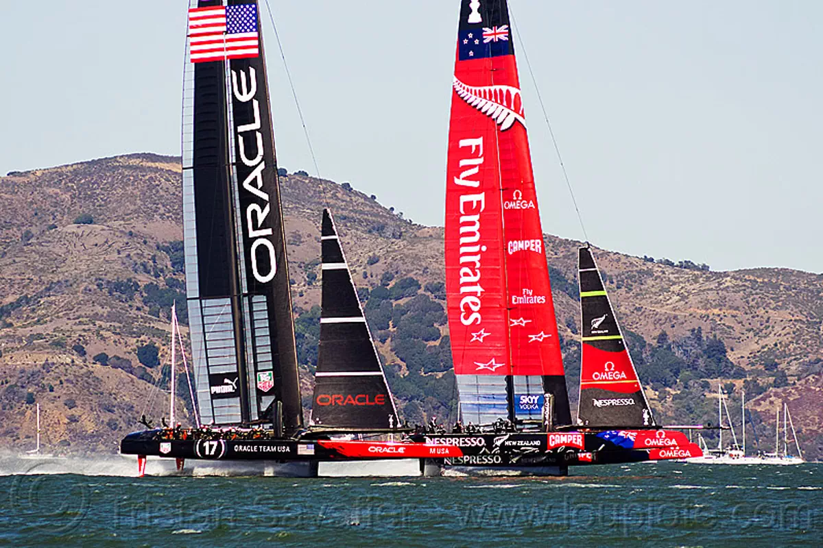sailing hydrofoil catamarans