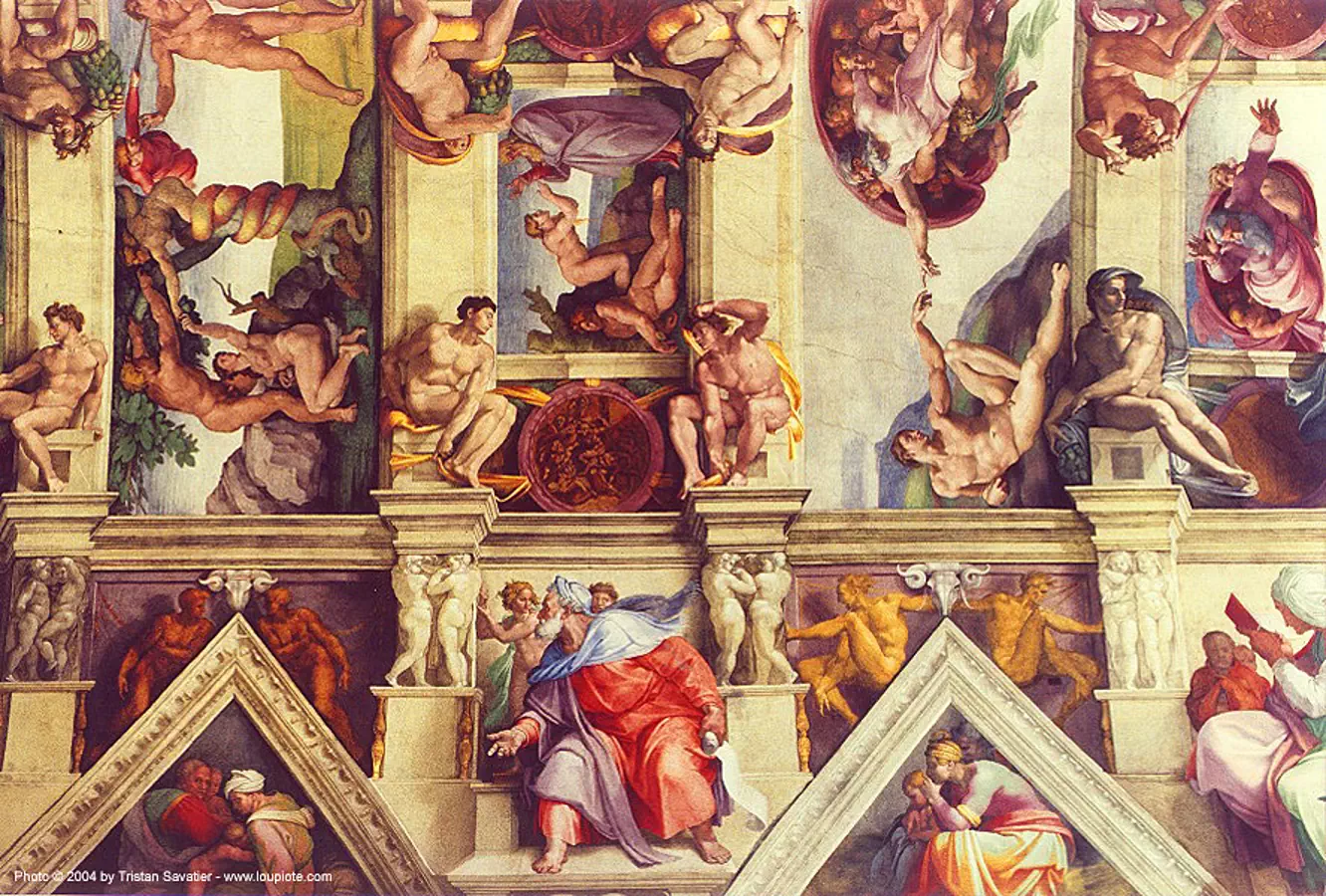 sistine chapel fresco, cappella sistina, frescoes, michelangelo, rome, sistine chapel, sixtine chapel, vatican