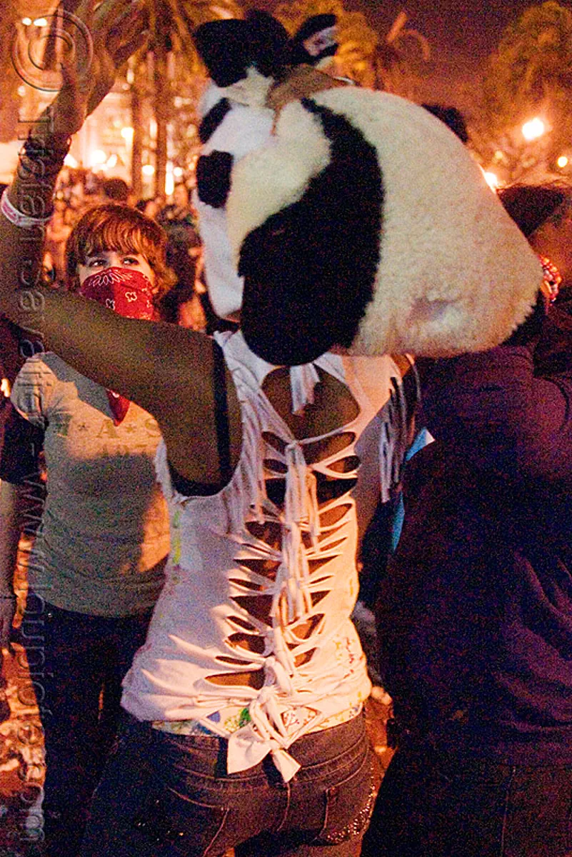 Teenage Girl At Pillow Fight