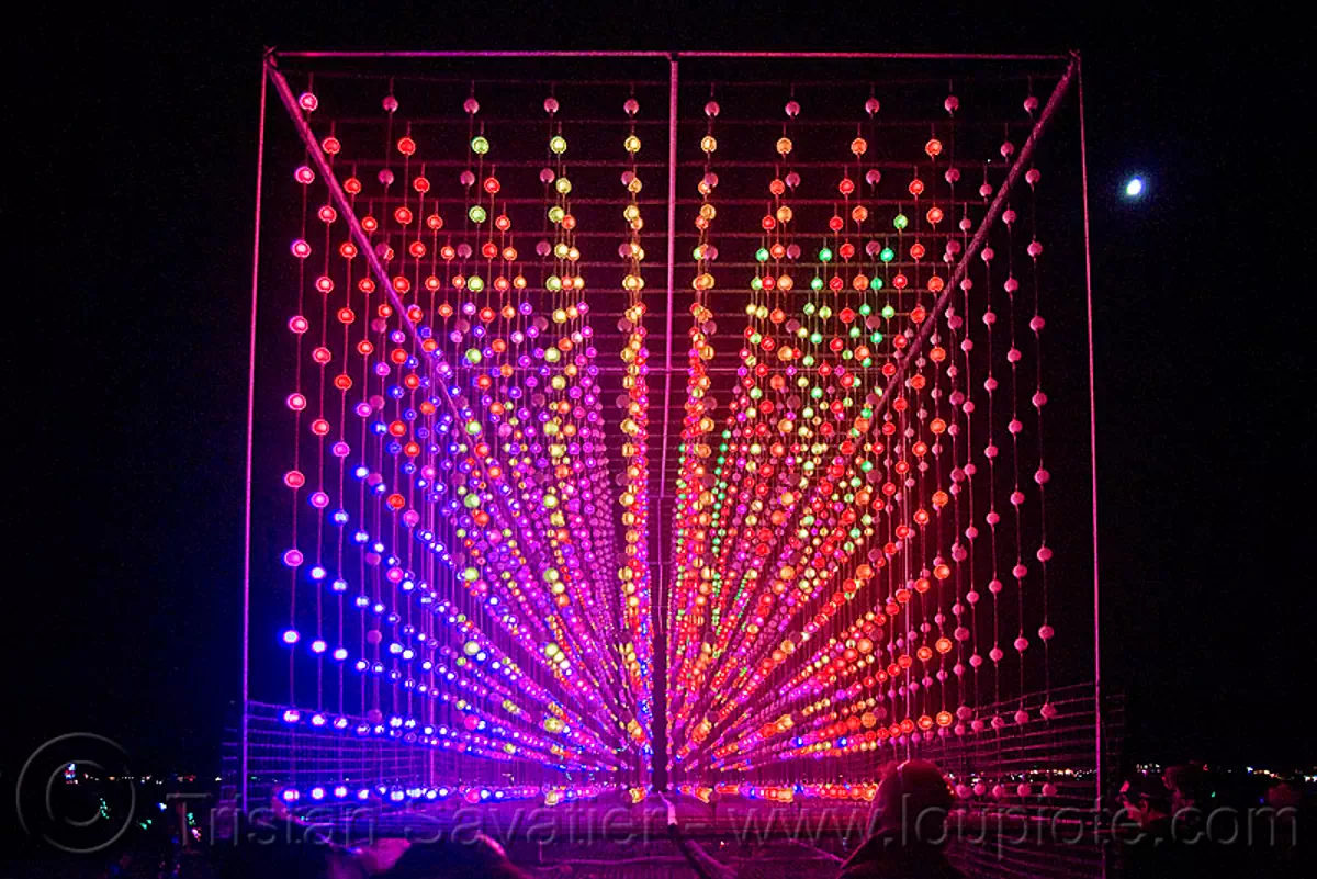 Burning Man - Cubatron L5 by Mark Lotter