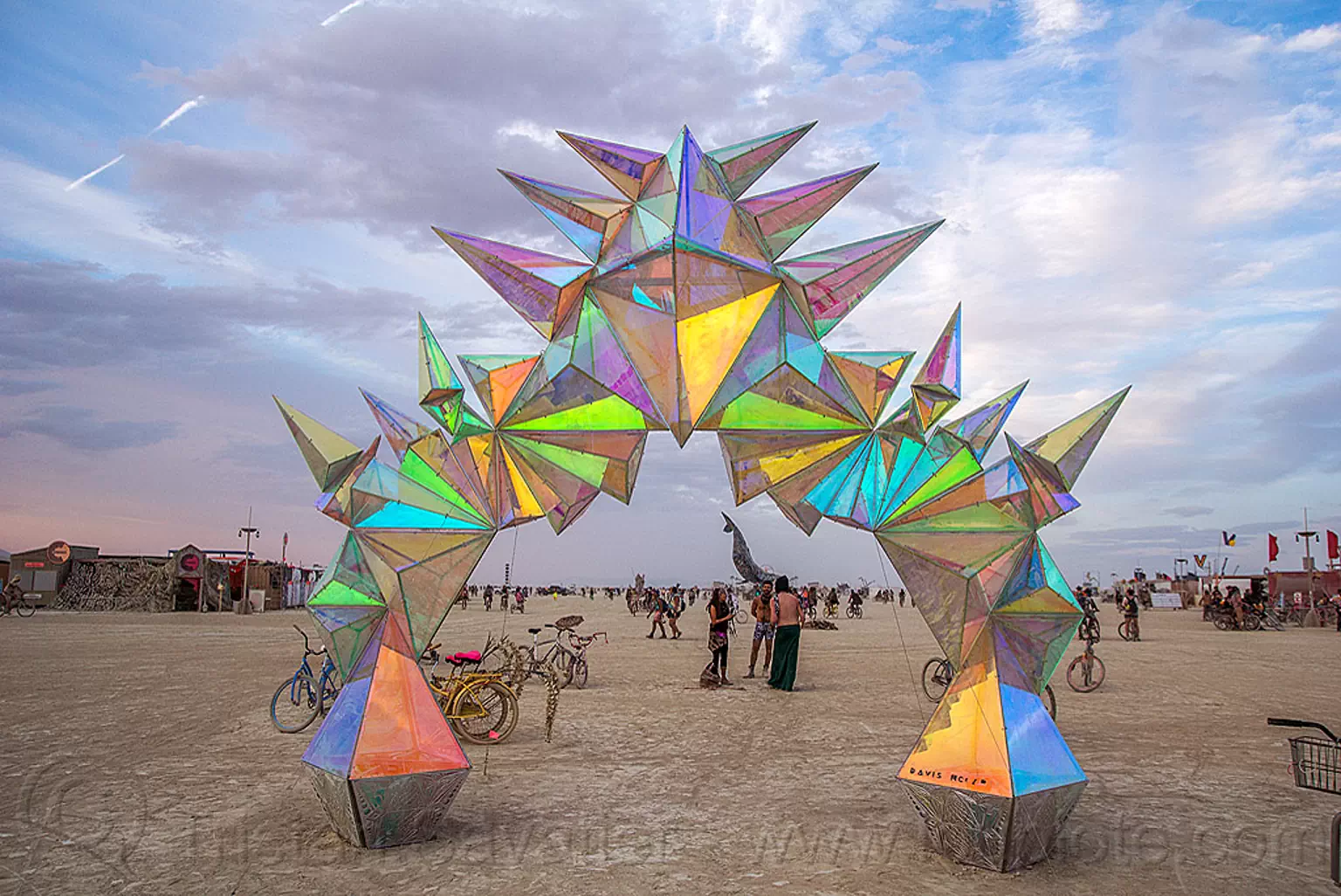Burning Man - Pulse Portal at Dusk