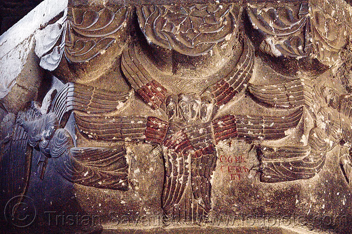Seraphim Angels Low-relief Carving - Oshki Monastery (Turkey Country)