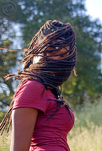 african american woman with dreadlocks mask, black woman, dancing, lala love, masked, spring training, thin dreadlocks