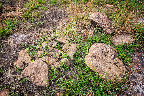 ancient khasi burial site - small burial chamber (india), archaeology, burial site, cemetery, east khasi hills, grave, mawkait, mawshyieng, meghalaya, memorial stones, small burial chamber, small kistvaen, tomb