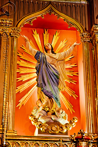 assumption of mary - salta cathedral (argentina), argentina, assumption, baroque, cathedral, church, madonna, noroeste argentino, sacred art, salta capital, sculpture, statue, virgin mary