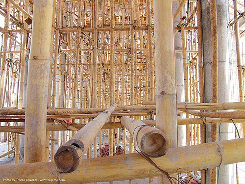 bamboo scaffolding - thailand, bamboo scaffolding