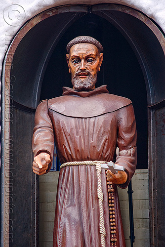 bendición de san francisco solano - humahuaca (argentina) - 12 of 23, animated, argentina, bendición, cross, missionary, monk, noon, noroeste argentino, quebrada de humahuaca, san francisco solano, sculpture, statue