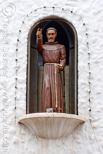 bendición de san francisco solano - humahuaca (argentina) - 15 of 23, animated, argentina, bendición, missionary, monk, noon, noroeste argentino, quebrada de humahuaca, san francisco solano, sculpture, statue