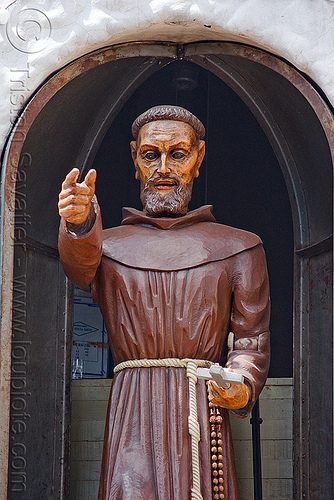 bendición de san francisco solano - humahuaca (argentina) - 17 of 23, animated, argentina, bendición, missionary, monk, noon, noroeste argentino, quebrada de humahuaca, san francisco solano, sculpture, statue