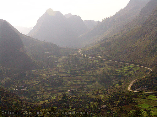 between tám sơn and yên minh - vietnam, landscape