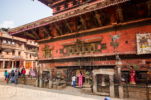 bhairavnath temple - tachupal tole - bhaktapur (nepal), bells, bhairavnath temple, bhaktapur, hindu temple, hinduism, tachupal tole