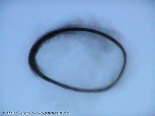 black smoke ring, black smoke, smoke ring, vortex