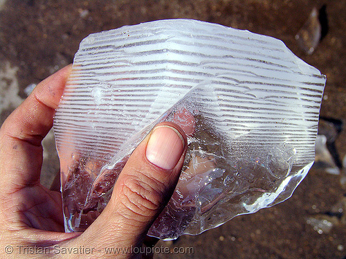 block of ice with layers, cold, ice, layers, pattern