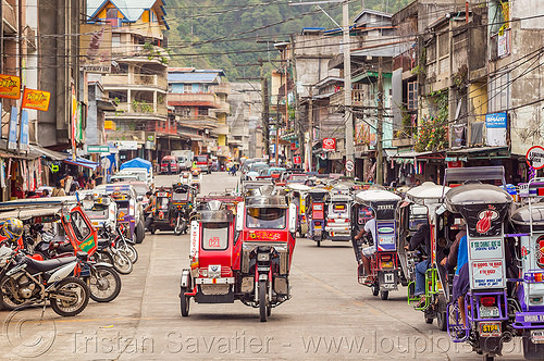 bontoc - motorized tricycles (philippines), bontoc, colorful, motorcycles, motorized tricycle, sidecar, tricycle philippines