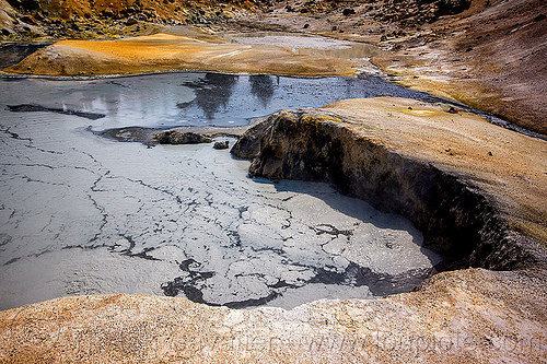 bubbling hot springs - lassen volcanic national park, bumpass hell, geothermal, hot springs, landscape, lassen volcanic national park, pool