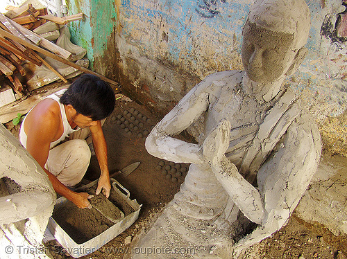 buddha statue made in statue factory - vietnam, buddha image, buddha statue, buddhism, clay, concrete, nha trang, sculpture, statue factory