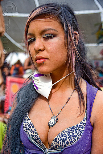 burning man - chrissy, asian woman, chrissy