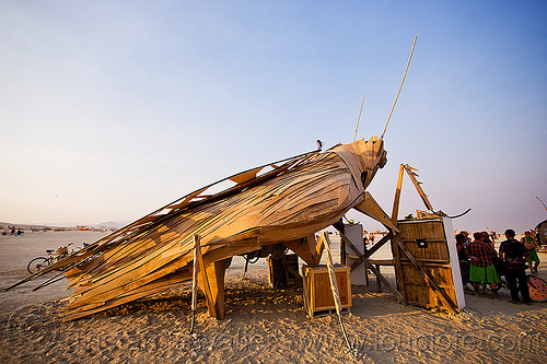 burning man - cockroach sculpture, art installation, bmcore2013, c.o.r.e., circle of regional effigies, cockroach, core project, the cargo mother