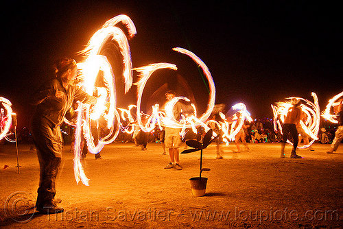 burning man - fire conclave - fire performers, burning man at night, fire conclave, fire dancer, fire dancing, fire performer, fire spinning, night of the burn, spinning fire