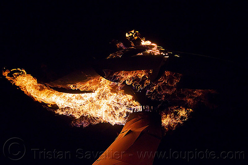 burning man - flaming mushroom - xylophage, art installation, burning man at night, fire, mushrooms, sculpture, xylophage