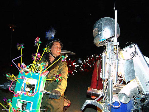 burning man - hotshot (bot) the robot, bot, burning man at night, hot shot, hotshot the robot, robotic