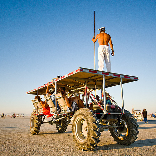 burning man - human powered art car - the maltese fulcrum, art car, burning man art cars, human powered, kinetic, mutant vehicles, pedal powered