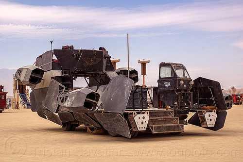 burning man - icarus art car, art car, burning man art cars, mutant vehicles