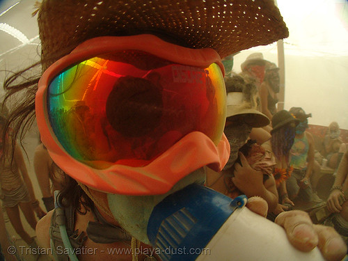 burning man - ken, goggles, ken, man