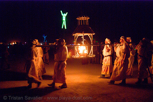 burning man - lamplighter's procession - lantern - fire conclave, burning man at night, fire conclave, lamplighters, lantern, night of the burn