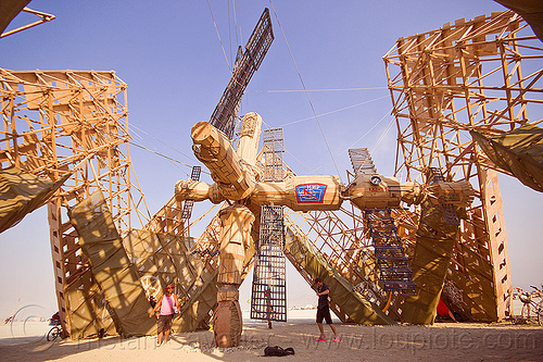 burning man - mir space station, art installation, mir space station, russian, мир орбитальная станция