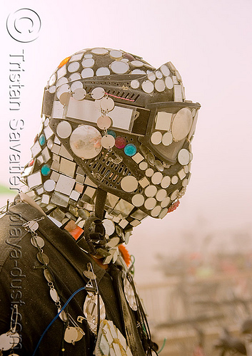 burning man - mirror costume, attire, burning man outfit, costume, mirrors