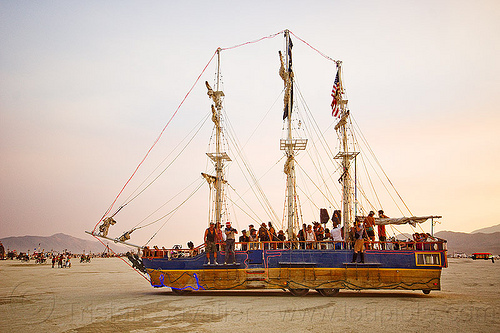 burning man - monaco ship, art car, art ship, burning man art cars, monaco ship, mutant vehicles, tall ship