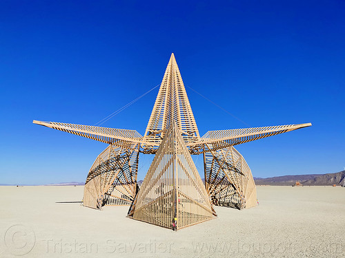 burning man - reactor project, art installation, sculpture, the reactor project, wood