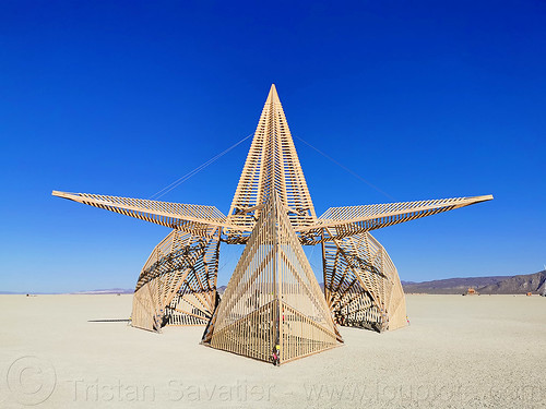 burning man - reactor project, art installation, sculpture, the reactor project, wood